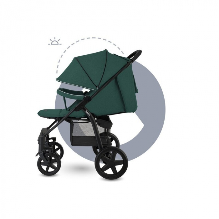 Carucior sport, Lionelo, Annet Tour, De la nastere, Cu capotina impermeabila, Cu filtru UPF 50+, Cu maner reglabil, Plasa de tantari, Suport biberon, Saculet pentru picioare, Pana la 22 kg, Cu certifi [23]