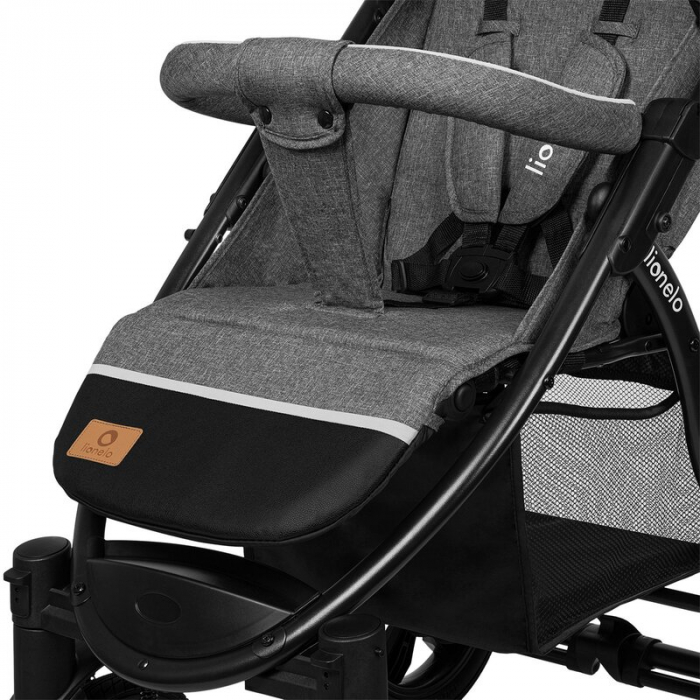 Carucior sport, Lionelo, Annet Tour, De la nastere, Cu capotina impermeabila, Cu filtru UPF 50+, Cu maner reglabil, Plasa de tantari, Suport biberon, Saculet pentru picioare, Pana la 22 kg, Cu certifi [7]