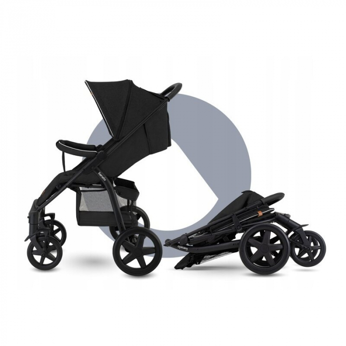 Carucior sport, Lionelo, Annet Tour, De la nastere, Cu capotina impermeabila, Cu filtru UPF 50+, Cu maner reglabil, Plasa de tantari, Suport biberon, Saculet pentru picioare, Pana la 22 kg, Cu certifi [21]