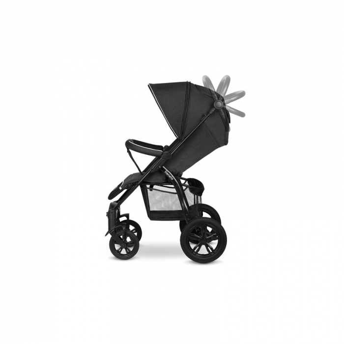 Carucior sport, Lionelo, Annet Tour, De la nastere, Cu capotina impermeabila, Cu filtru UPF 50+, Cu maner reglabil, Plasa de tantari, Suport biberon, Saculet pentru picioare, Pana la 22 kg, Cu certifi [15]