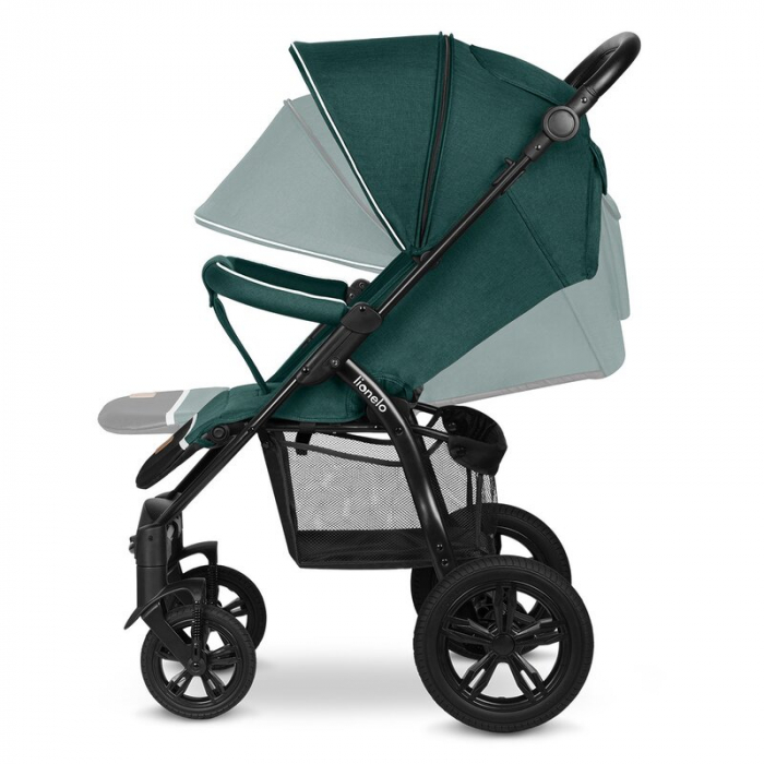 Carucior sport, Lionelo, Annet Tour, De la nastere, Cu capotina impermeabila, Cu filtru UPF 50+, Cu maner reglabil, Plasa de tantari, Suport biberon, Saculet pentru picioare, Pana la 22 kg, Cu certifi [9]