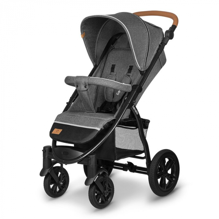 Carucior sport, Lionelo, Annet Tour, De la nastere, Cu capotina impermeabila, Cu filtru UPF 50+, Cu maner reglabil, Plasa de tantari, Suport biberon, Saculet pentru picioare, Pana la 22 kg, Cu certifi [5]