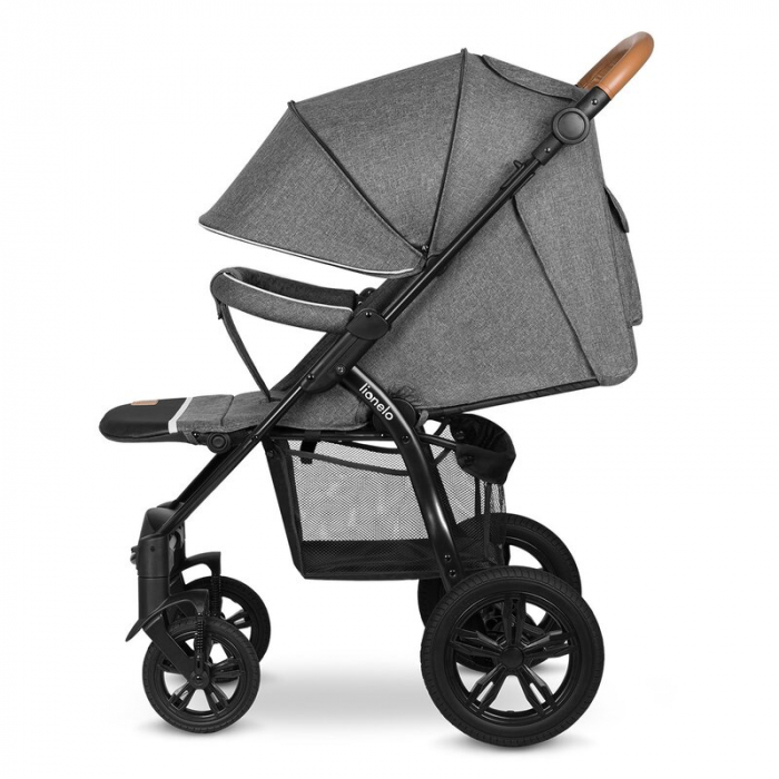 Carucior sport, Lionelo, Annet Tour, De la nastere, Cu capotina impermeabila, Cu filtru UPF 50+, Cu maner reglabil, Plasa de tantari, Suport biberon, Saculet pentru picioare, Pana la 22 kg, Cu certifi [11]