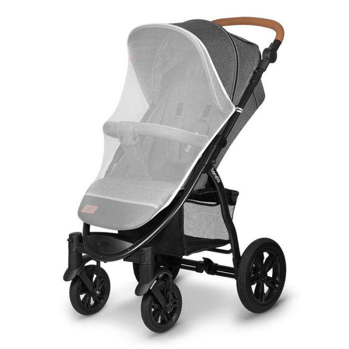 Carucior sport, Lionelo, Annet Tour, De la nastere, Cu capotina impermeabila, Cu filtru UPF 50+, Cu maner reglabil, Plasa de tantari, Suport biberon, Saculet pentru picioare, Pana la 22 kg, Cu certifi [15]