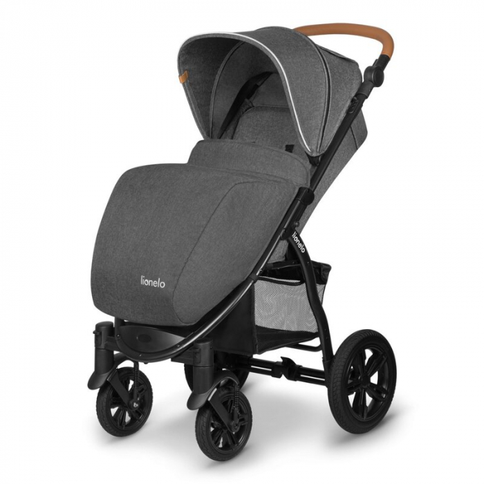 Carucior sport, Lionelo, Annet Tour, De la nastere, Cu capotina impermeabila, Cu filtru UPF 50+, Cu maner reglabil, Plasa de tantari, Suport biberon, Saculet pentru picioare, Pana la 22 kg, Cu certifi [10]