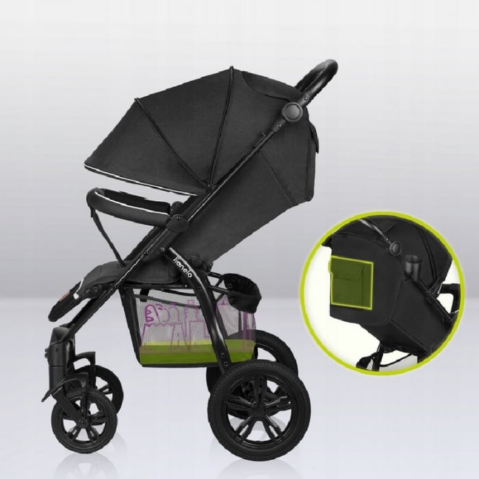 Carucior sport, Lionelo, Annet Tour, De la nastere, Cu capotina impermeabila, Cu filtru UPF 50+, Cu maner reglabil, Plasa de tantari, Suport biberon, Saculet pentru picioare, Pana la 22 kg, Cu certifi [29]