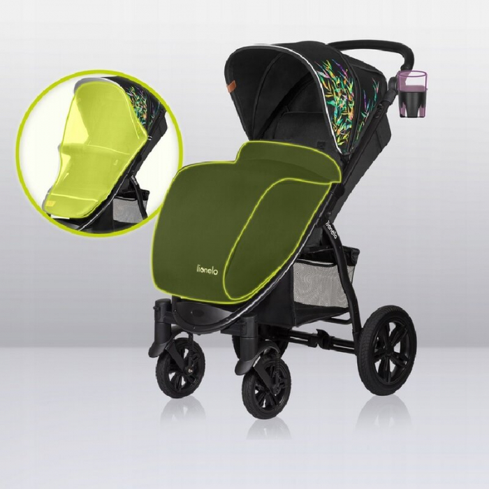 Carucior sport, Lionelo, Annet Tour Dreamin, Editie Limitata, De la nastere, Capotina impermeabila, Cu filtru UPF 50+, Cu maner reglabil, Plasa de tantari, Suport biberon, Saculet pentru picioare, Pan [39]