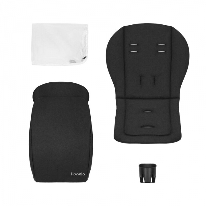 Carucior sport, Lionelo, Annet Tour Dreamin, Editie Limitata, De la nastere, Capotina impermeabila, Cu filtru UPF 50+, Cu maner reglabil, Plasa de tantari, Suport biberon, Saculet pentru picioare, Pan [26]