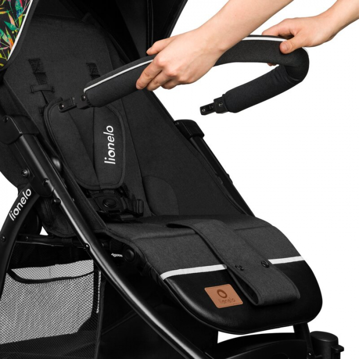 Carucior sport, Lionelo, Annet Tour Dreamin, Editie Limitata, De la nastere, Capotina impermeabila, Cu filtru UPF 50+, Cu maner reglabil, Plasa de tantari, Suport biberon, Saculet pentru picioare, Pan [22]