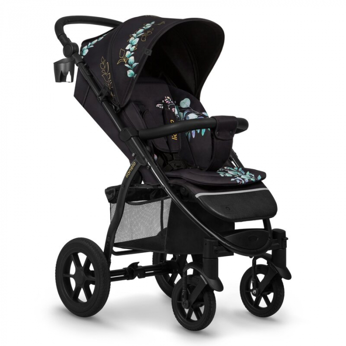 Carucior sport, Lionelo, Annet Tour Golden Moments, Editie Limitata, 0 luni+, Capotina impermeabila UPF 50+, Maner reglabil, Plasa de tantari, Suport biberon, Saculet pentru picioare, Pana la 22 kg, C [3]