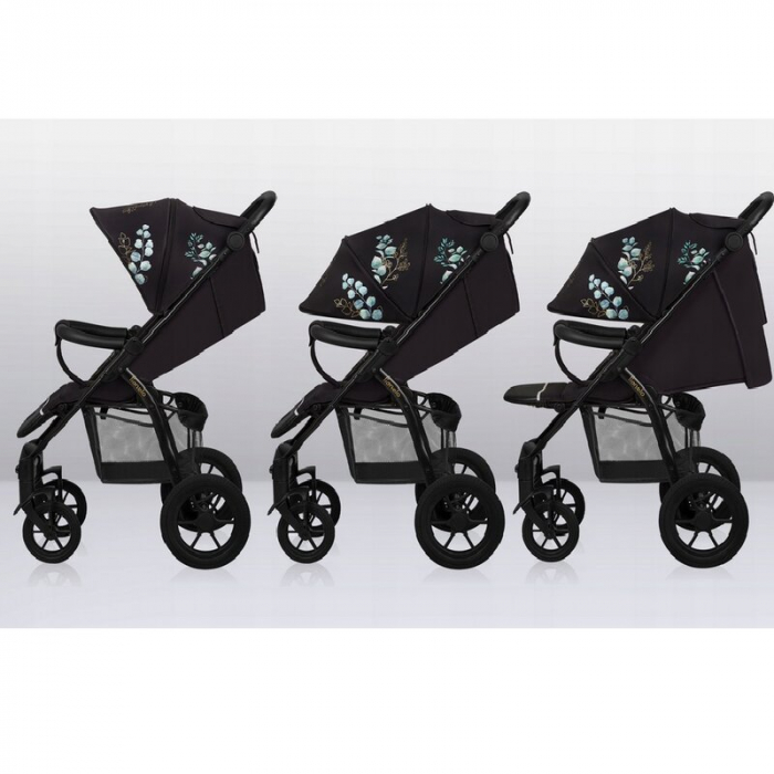 Carucior sport, Lionelo, Annet Tour Golden Moments, Editie Limitata, 0 luni+, Capotina impermeabila UPF 50+, Maner reglabil, Plasa de tantari, Suport biberon, Saculet pentru picioare, Pana la 22 kg, C [51]