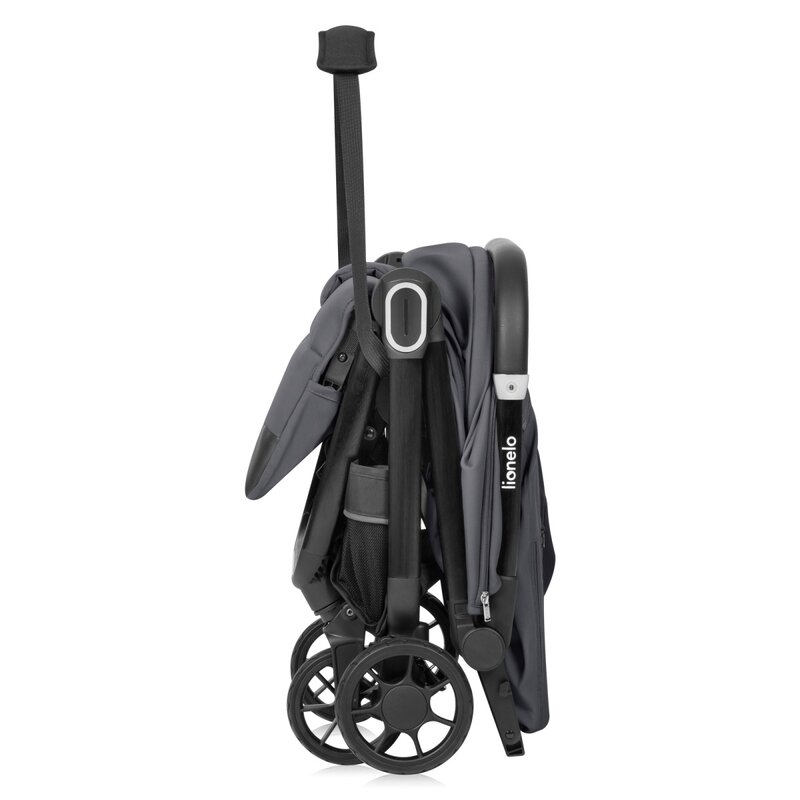 Carucior sport, Lionelo, Bess, Greutate redusa - 7.5 kg, Sustine 22 kg, 6 luni+, Capotina impermeabila, Protectie SPF 50+, Include suport sticla, Pliere cu o singura mana, Compact, Maner pentru transp [13]