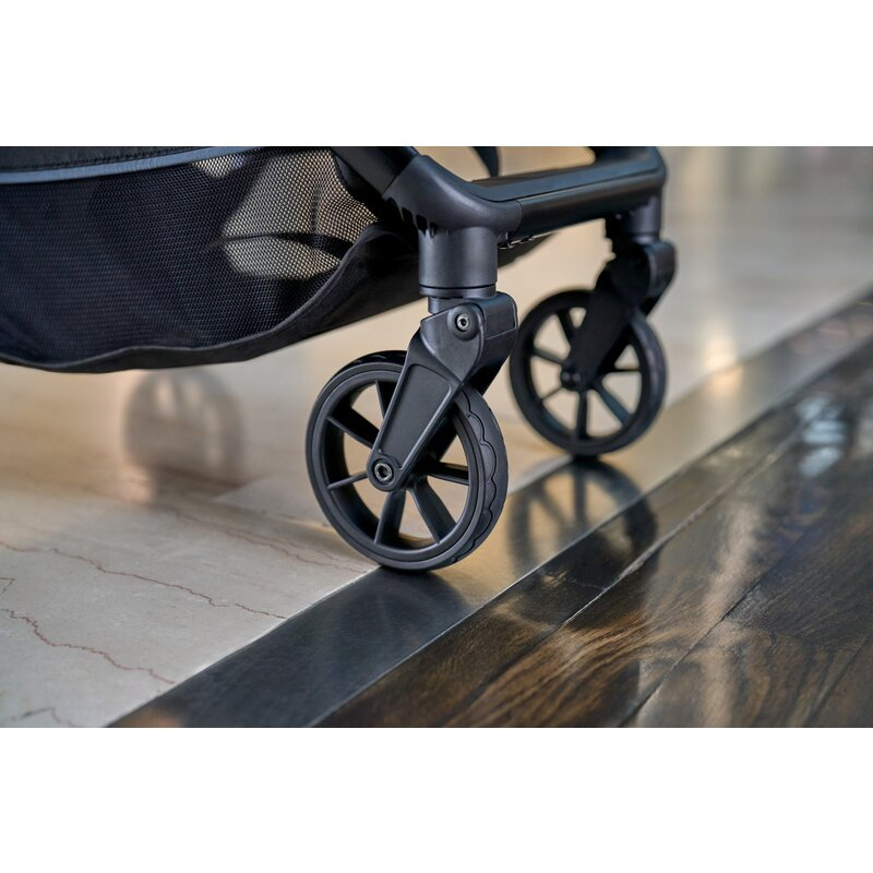 Carucior sport, Lionelo, Bess, Greutate redusa - 7.5 kg, Sustine 22 kg, 6 luni+, Capotina impermeabila, Protectie SPF 50+, Include suport sticla, Pliere cu o singura mana, Compact, Maner pentru transp [14]