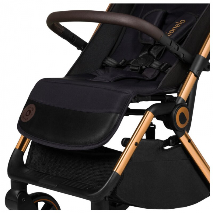 Carucior sport, Lionelo, Cloe, Golden Moments, Editie limitata, Cu accesorii, Cadru din aluminiu, Pana la 22 kg, Usor, Pliere compacta pentru avion, cu o singura mana, Ideal pentru toate tipurile de s [18]