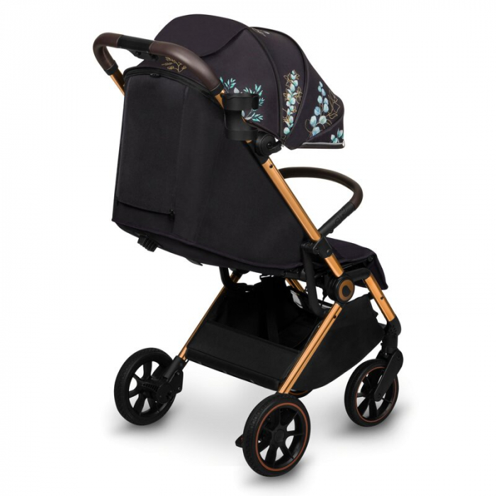 Carucior sport, Lionelo, Cloe, Golden Moments, Editie limitata, Cu accesorii, Cadru din aluminiu, Pana la 22 kg, Usor, Pliere compacta pentru avion, cu o singura mana, Ideal pentru toate tipurile de s [9]
