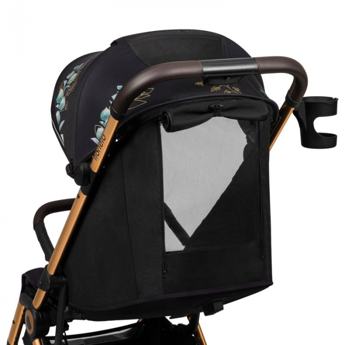 Carucior sport, Lionelo, Cloe, Golden Moments, Editie limitata, Cu accesorii, Cadru din aluminiu, Pana la 22 kg, Usor, Pliere compacta pentru avion, cu o singura mana, Ideal pentru toate tipurile de s [13]