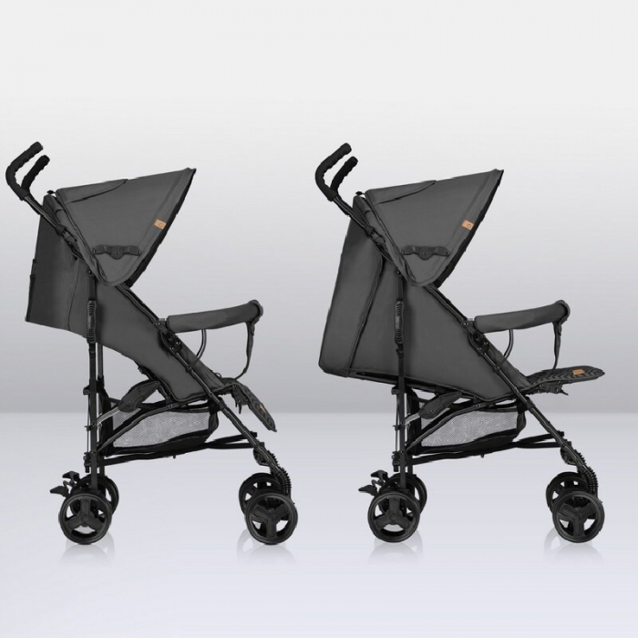 Carucior sport, Lionelo, Elia, Cu plasa de tantari, Conform cu standardul european de securitate EN1888-1, Gri [24]