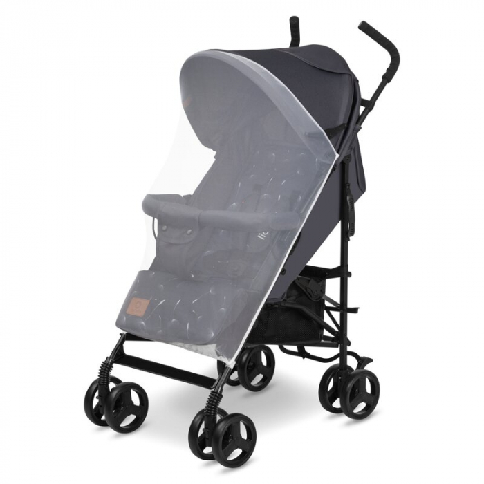 Carucior sport, Lionelo, Elia, Cu plasa de tantari, Conform cu standardul european de securitate EN1888-1, Gri inchis [3]