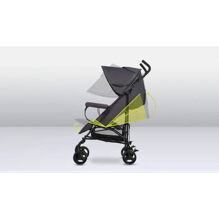 Carucior sport, Lionelo, Elia, Cu plasa de tantari, Conform cu standardul european de securitate EN1888-1, Gri inchis [17]