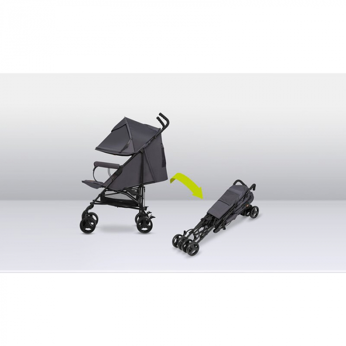 Carucior sport, Lionelo, Elia, Cu plasa de tantari, Conform cu standardul european de securitate EN1888-1, Gri inchis [15]