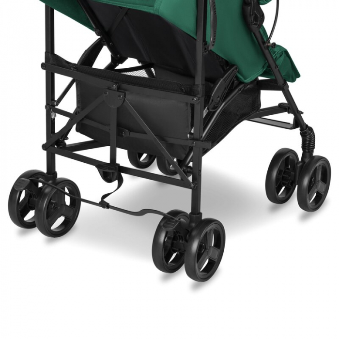 Carucior sport, Lionelo, Elia, Cu plasa de tantari, Conform cu standardul european de securitate EN1888-1, Verde inchis [11]