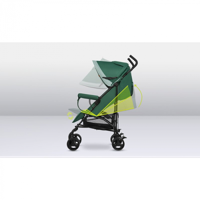 Carucior sport, Lionelo, Elia, Cu plasa de tantari, Conform cu standardul european de securitate EN1888-1, Verde inchis [20]
