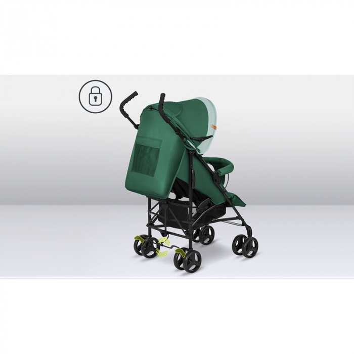 Carucior sport, Lionelo, Elia, Cu plasa de tantari, Conform cu standardul european de securitate EN1888-1, Verde inchis [13]
