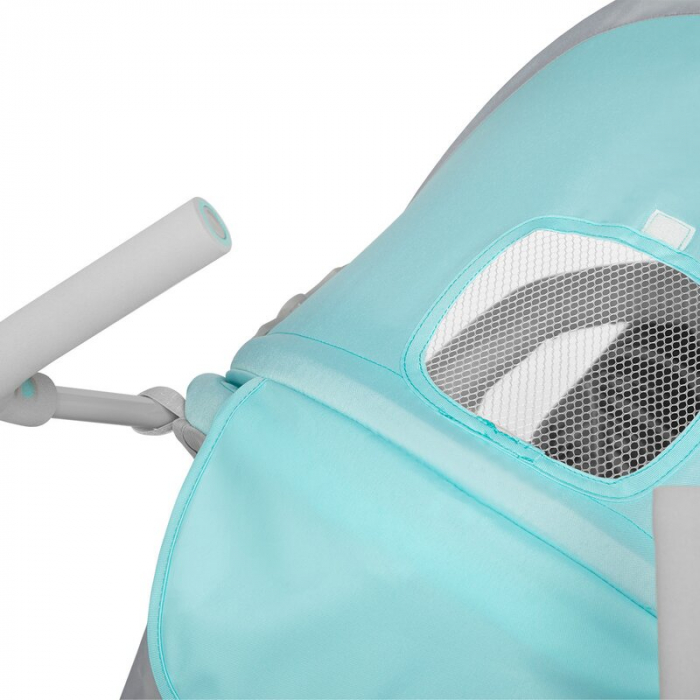 Carucior sport, Lionelo, Elia Tropical, Cu plasa de tantari, Conform cu standardul european de securitate EN1888-1, Turcoaz [17]