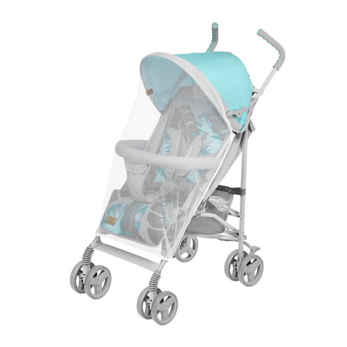 Carucior sport, Lionelo, Elia Tropical, Cu plasa de tantari, Conform cu standardul european de securitate EN1888-1, Turcoaz [5]