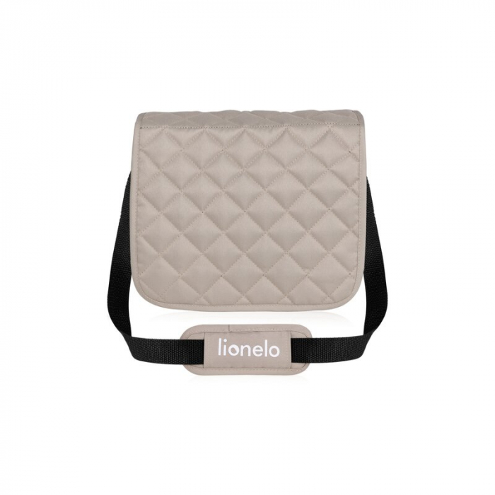 Carucior sport, Lionelo, Emma Plus, Cu tavita, 2 Suporturi pentru pahar, Geanta accesorii, Conform cu standardul european de securitate EN1888-1, Bej [7]