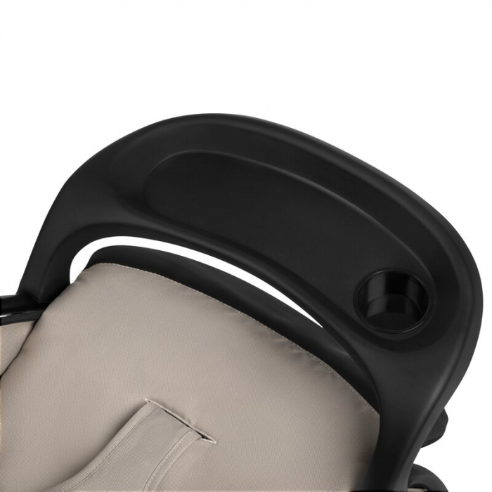 Carucior sport, Lionelo, Emma Plus, Cu tavita, 2 Suporturi pentru pahar, Geanta accesorii, Conform cu standardul european de securitate EN1888-1, Bej [10]