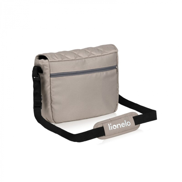 Carucior sport, Lionelo, Emma Plus, Cu tavita, 2 Suporturi pentru pahar, Geanta accesorii, Conform cu standardul european de securitate EN1888-1, Bej [18]