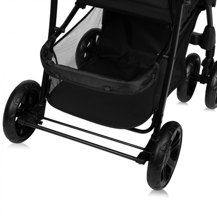 Carucior sport, Lionelo, Emma Plus, Cu tavita, 2 Suporturi pentru pahar, Geanta accesorii, Conform cu standardul european de securitate EN1888-1, Bej [11]