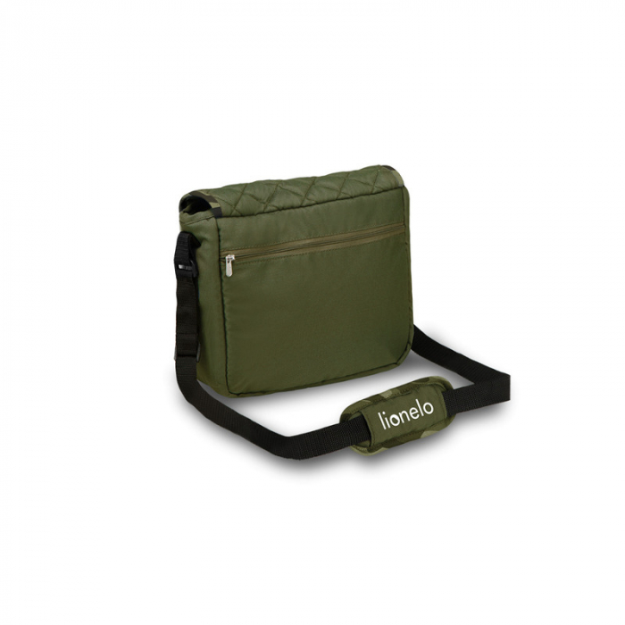 Carucior sport, Lionelo, Emma Plus, Cu tavita, 2 Suporturi pentru pahar, Geanta accesorii, Conform cu standardul european de securitate EN1888-1, Forest Green [16]