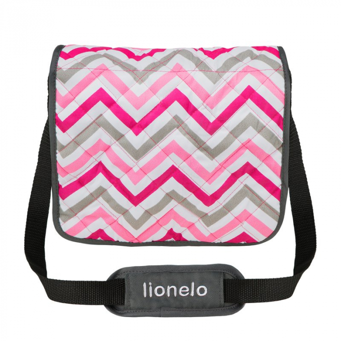 Carucior sport, Lionelo, Emma Plus, Cu tavita, 2 Suporturi pentru pahar, Geanta accesorii, Conform cu standardul european de securitate EN1888-1, Pink Scandi [14]