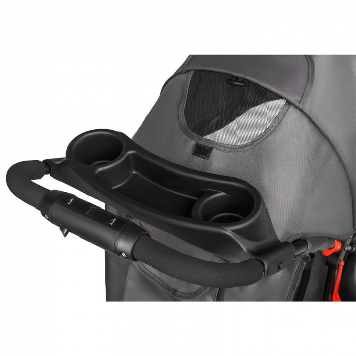 Carucior sport, Lionelo, Emma Plus, Cu tavita, 2 Suporturi pentru pahar, Geanta accesorii, Conform cu standardul european de securitate EN1888-1, Pink Scandi [13]