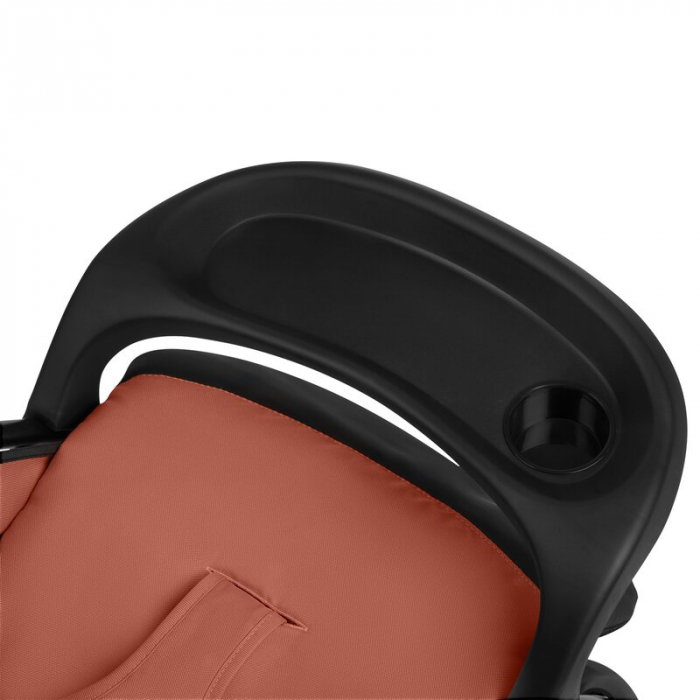 Carucior sport, Lionelo, Emma Plus, Cu tavita, 2 Suporturi pentru pahar, Geanta accesorii, Conform cu standardul european de securitate EN1888-1, Roz [10]