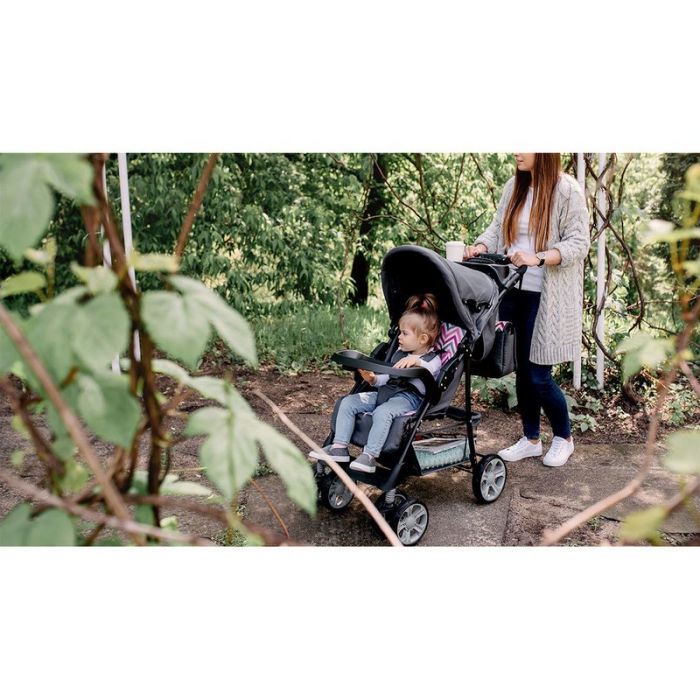 Carucior sport, Lionelo, Emma Plus, Cu tavita, 2 Suporturi pentru pahar, Geanta accesorii, Conform cu standardul european de securitate EN1888-1, Stone [31]