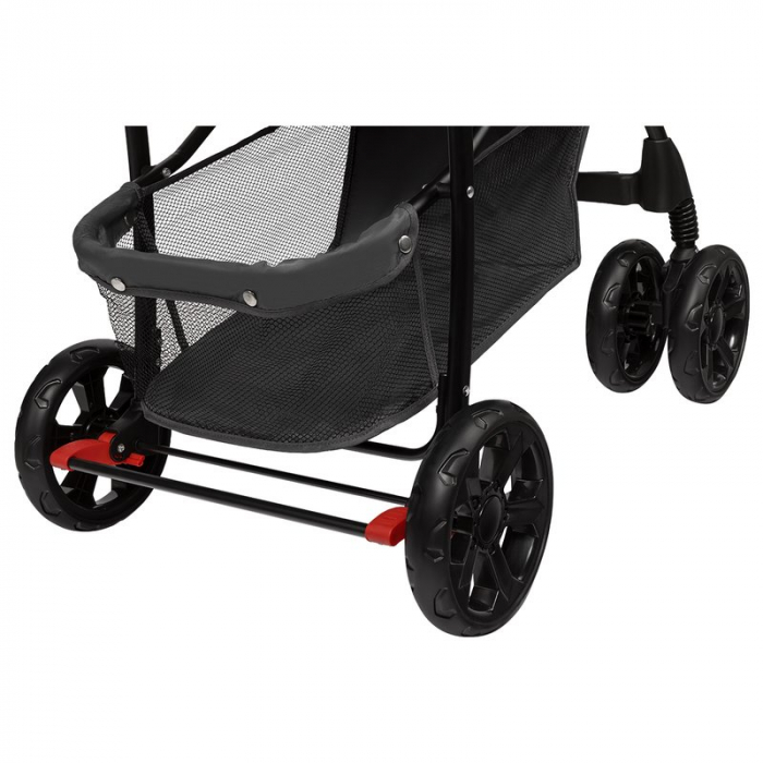 Carucior sport, Lionelo, Emma Plus, Cu tavita, 2 Suporturi pentru pahar, Geanta accesorii, Conform cu standardul european de securitate EN1888-1, Vivid Turquoise [16]