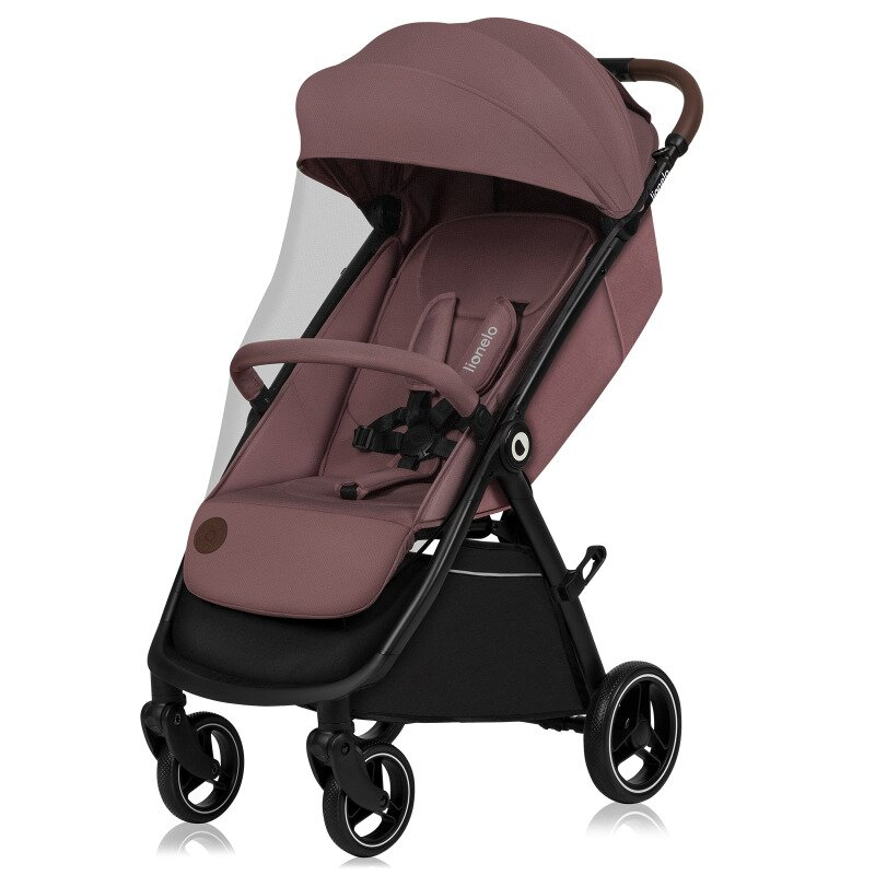 Carucior sport, Lionelo, Ingrid, Capotina impermeabila cu filtru UPF50+, Pana la 22 Kg, Spatar reglabil in 3 pozitii, Include suport pahar si plasa de tantari, Sistem pentru pliere automata, 6 luni+,  [5]