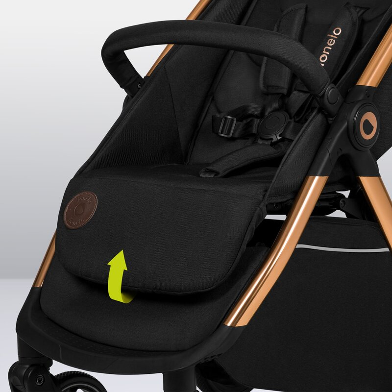 Carucior sport, Lionelo, Ingrid, Capotina impermeabila cu filtru UPF50+, Pana la 22 Kg, Spatar reglabil in 3 pozitii, Include suport pahar si plasa de tantari, Sistem pentru pliere automata, 6 luni+,  [21]