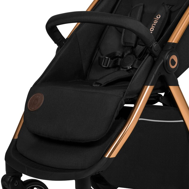 Carucior sport, Lionelo, Ingrid, Capotina impermeabila cu filtru UPF50+, Pana la 22 Kg, Spatar reglabil in 3 pozitii, Include suport pahar si plasa de tantari, Sistem pentru pliere automata, 6 luni+,  [5]