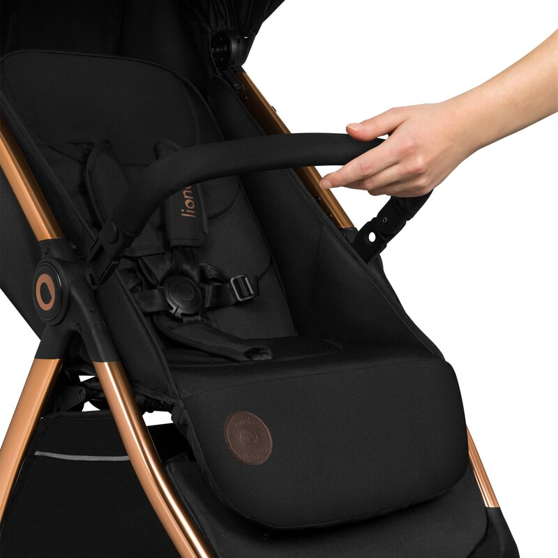Carucior sport, Lionelo, Ingrid, Capotina impermeabila cu filtru UPF50+, Pana la 22 Kg, Spatar reglabil in 3 pozitii, Include suport pahar si plasa de tantari, Sistem pentru pliere automata, 6 luni+,  [15]