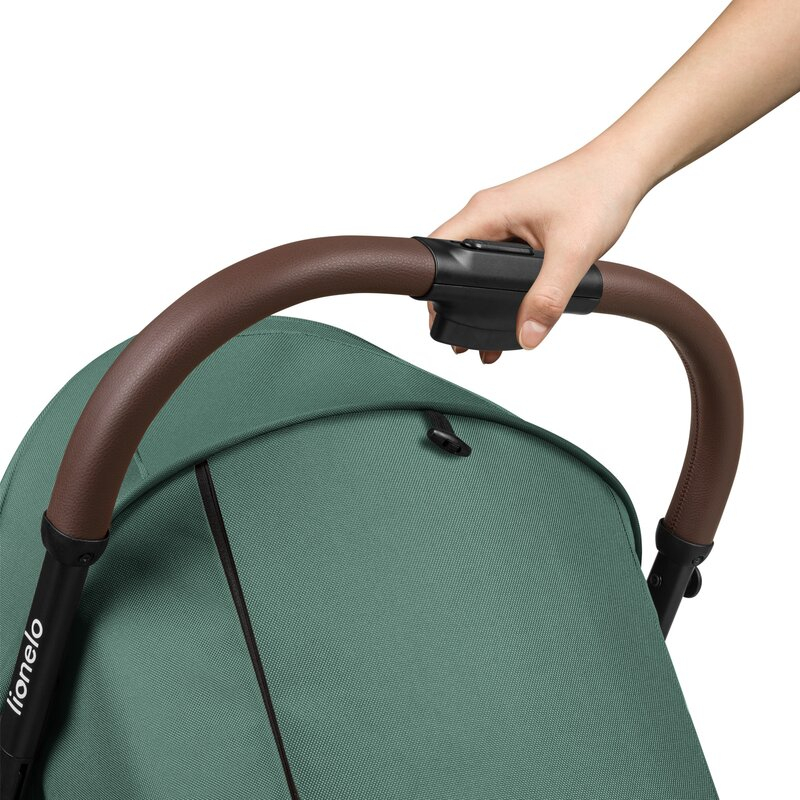 Carucior sport, Lionelo, Ingrid, Capotina impermeabila cu filtru UPF50+, Pana la 22 Kg, Spatar reglabil in 3 pozitii, Include suport pahar si plasa de tantari, Sistem pentru pliere automata, 6 luni+,  [17]