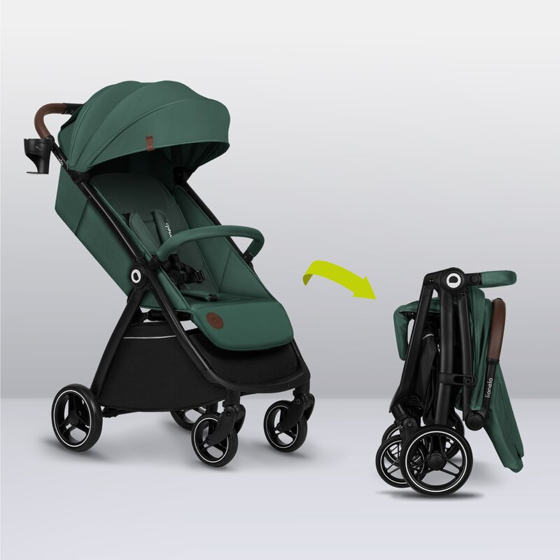 Carucior sport, Lionelo, Ingrid, Capotina impermeabila cu filtru UPF50+, Pana la 22 Kg, Spatar reglabil in 3 pozitii, Include suport pahar si plasa de tantari, Sistem pentru pliere automata, 6 luni+,  [21]
