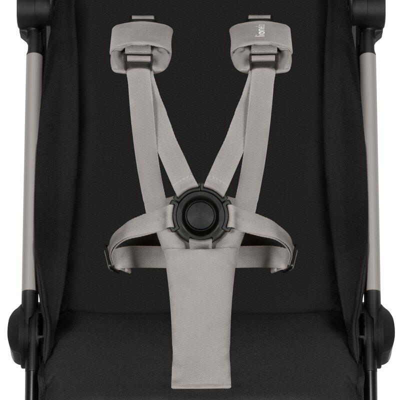 Carucior sport, Lionelo, Julie Air, Greutate redusa - 7.5 kg, Sustine 22 kg, 6 luni+, Capotina impermeabila, Protectie SPF 50+, Include suport sticla, Pliere compacta pentru calatorii, Conform cu EN18 [21]