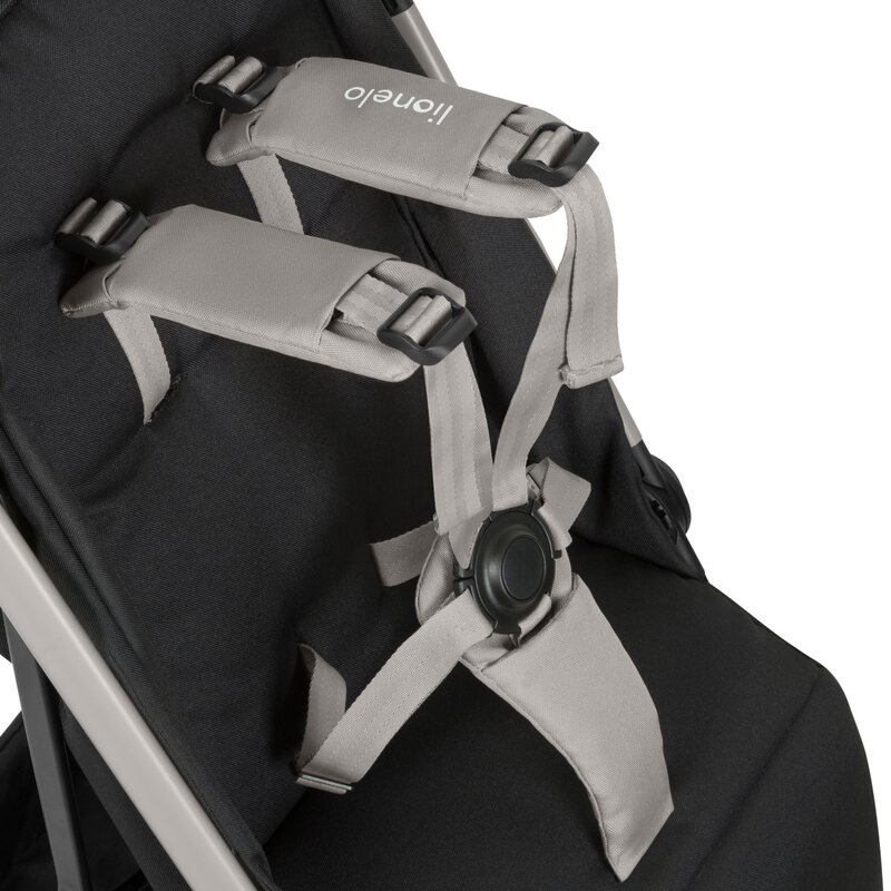 Carucior sport, Lionelo, Julie Air, Greutate redusa - 7.5 kg, Sustine 22 kg, 6 luni+, Capotina impermeabila, Protectie SPF 50+, Include suport sticla, Pliere compacta pentru calatorii, Conform cu EN18 [20]