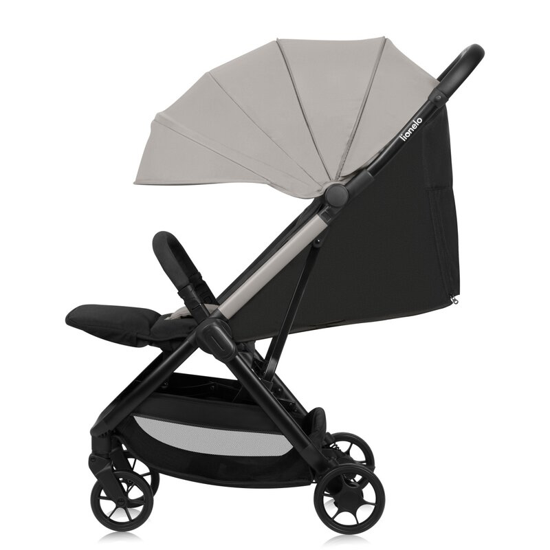 Carucior sport, Lionelo, Julie Air, Greutate redusa - 7.5 kg, Sustine 22 kg, 6 luni+, Capotina impermeabila, Protectie SPF 50+, Include suport sticla, Pliere compacta pentru calatorii, Conform cu EN18 [9]
