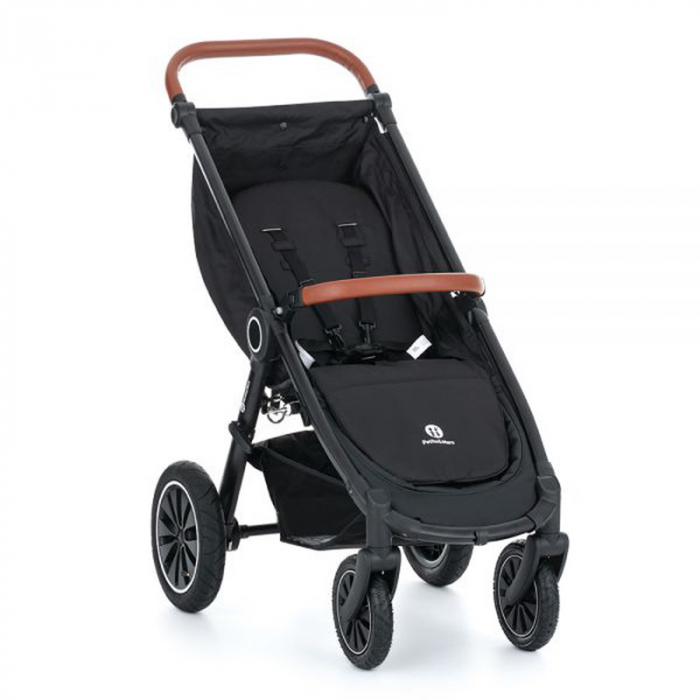 Carucior sport, Petite&Mars, Street+ Air, Include capotina impermeabila Editie limitata, Cu fereastra, husa picioare, cos de bagaje, Cu roti gonflabile, Centura de siguranta in 5 puncte, Pana la 25 kg [10]