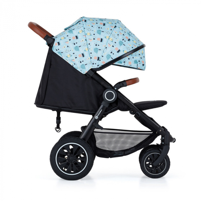 Carucior sport, Petite&Mars, Street+ Air, Include capotina impermeabila Editie limitata, Cu fereastra, husa picioare, cos de bagaje, Cu roti gonflabile, Centura de siguranta in 5 puncte, Pana la 25 kg [2]